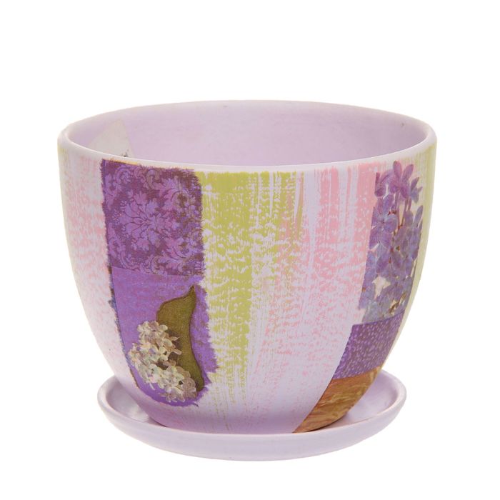 Кашпо "Сирень" пастель 2 л