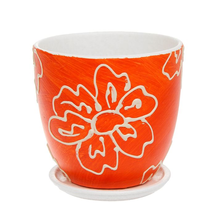 Кашпо "Оранж" высокое овальное 0,8 л