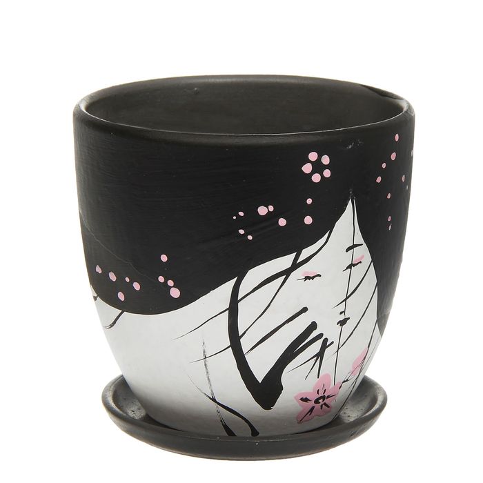 Кашпо "Пробуждение" высокое овальное 0,8 л