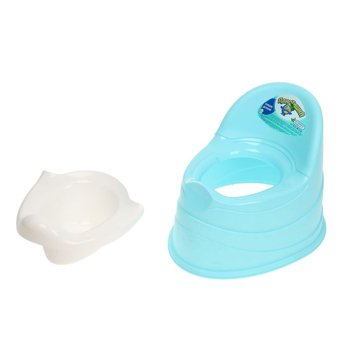 Горшок детский, съёмная чаша, цвет голубой