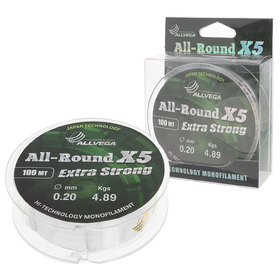 

Леска Allvega All-round X5 0,20, 100 м