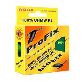 

Леска плетёная Aqua ProFix Dark green, d=0,20 мм, 100 м, нагрузка 12,6 кг