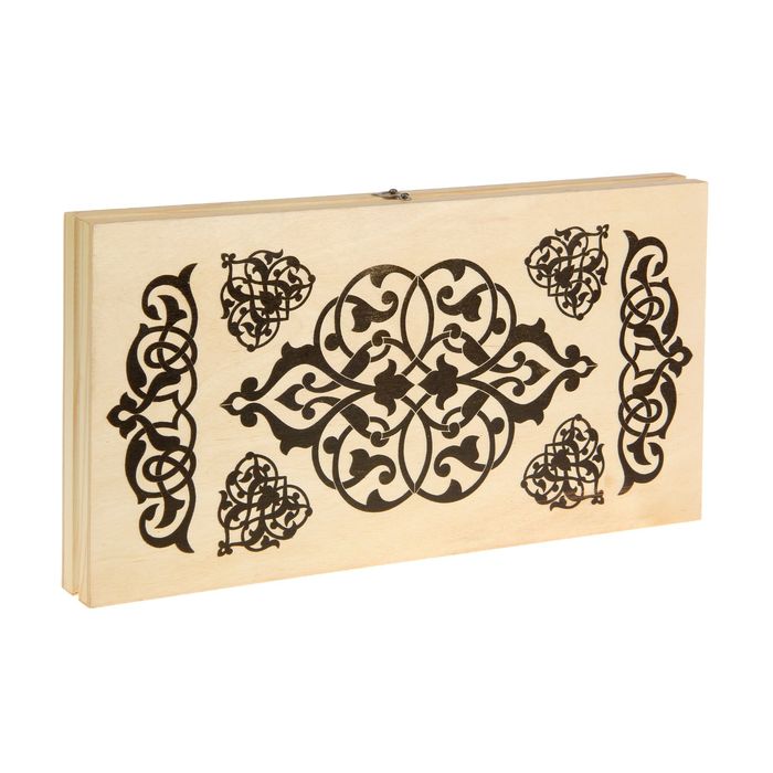 Нарды-шашки "Классика" (доска дерево 40х40 см)