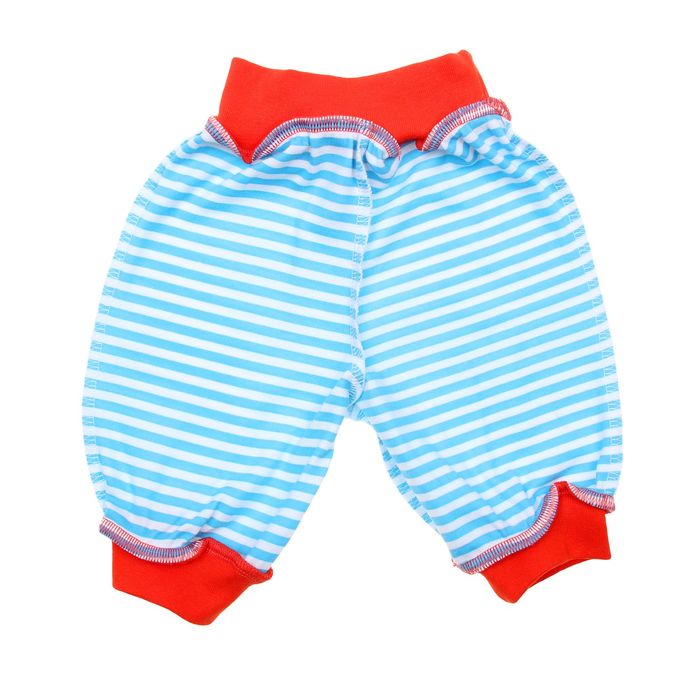 Штаны для мальчика "Пираты", рост 50 см, голубая полоска