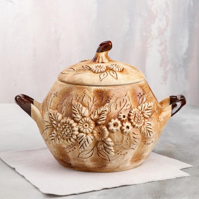 

Супник "Лепка", под шамот, 3 л