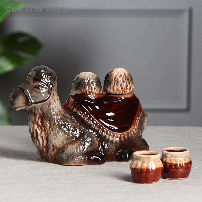 фото Набор для коньяка "верблюд", 3 предмета в наборе, 1,1 л/50 мл керамика ручной работы