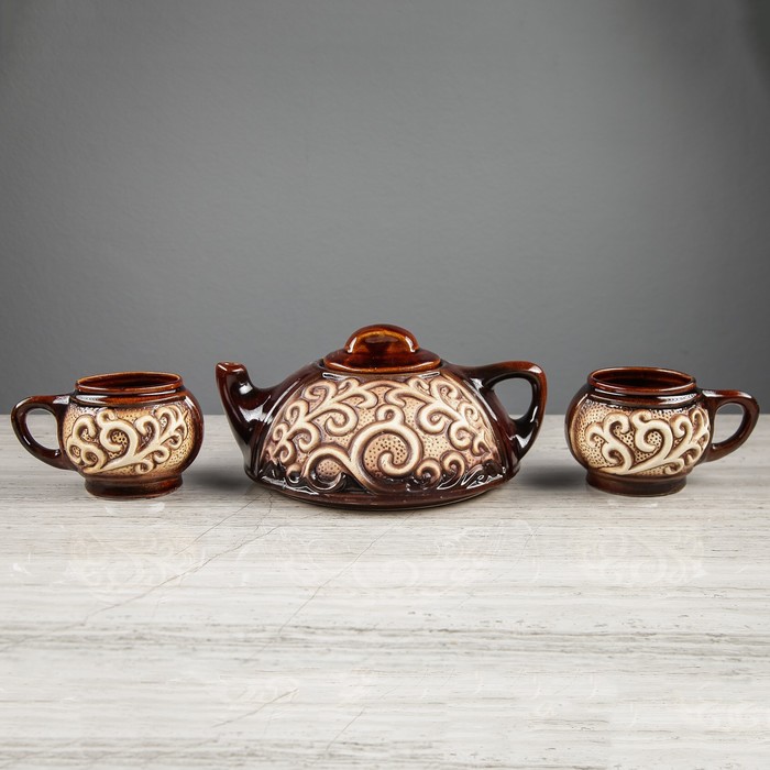 Набор чайный "Восток" 3 предмета 0,7 л/ 0,15 л
