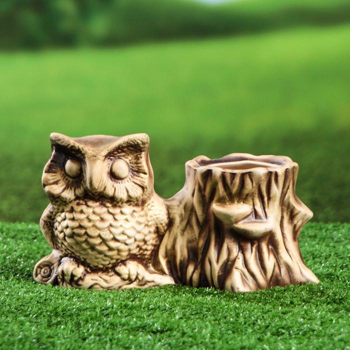 Фигурное кашпо "Сова"