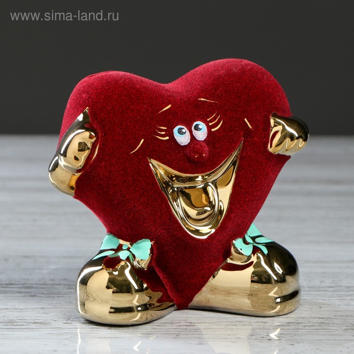 

Копилка "Сердце'' красная, булат, 13 см, микс