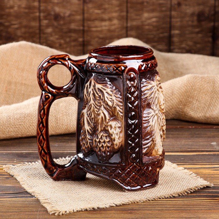 Кружка для пива "Хмель" 1 л