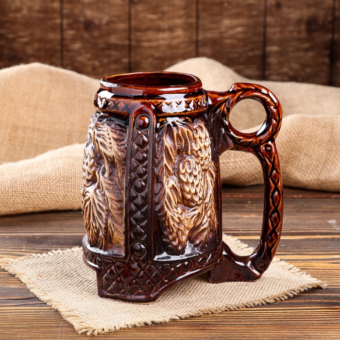 Кружка для пива "Хмель" 1 л