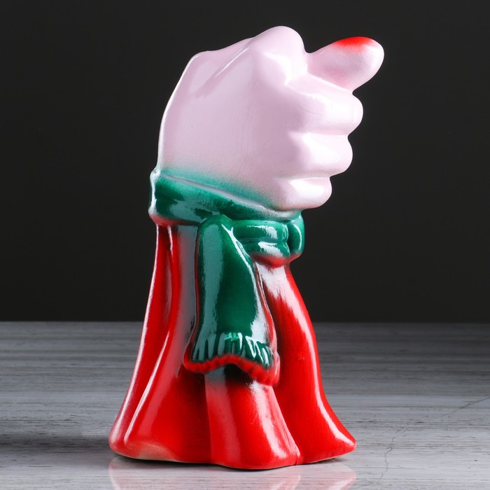 Копилка "Фига'' глазурь, микс