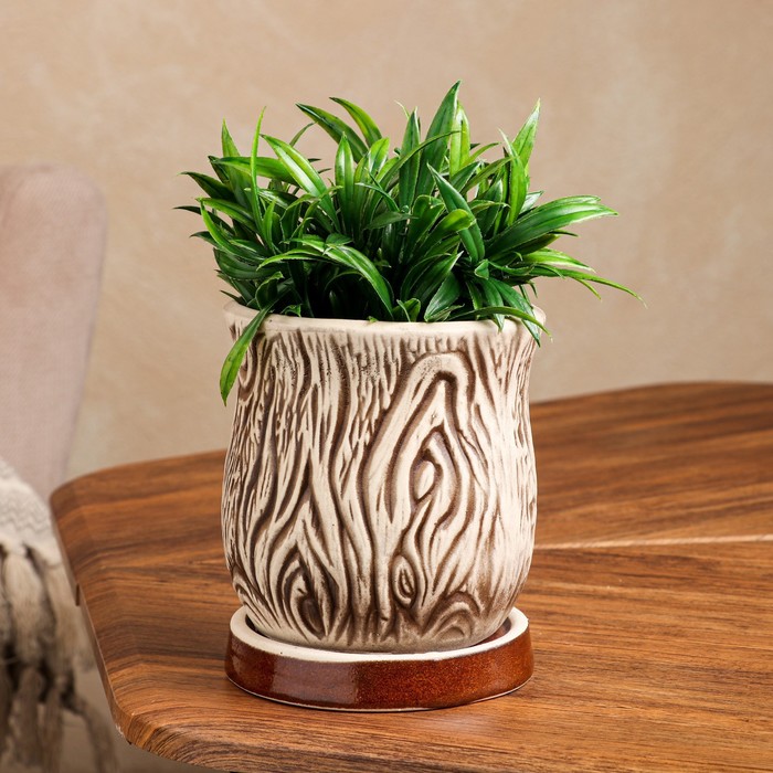 Кашпо "Пень" малое, 0,6 л