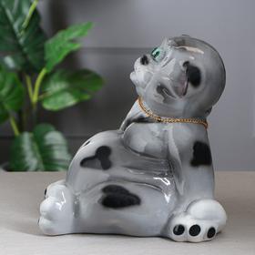 

Копилка "Кот Толстопуз", глянец, серая, 28 см