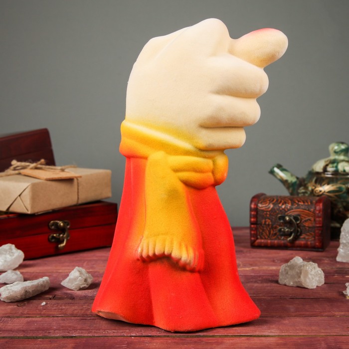 Копилка "Фига'' флок, микс