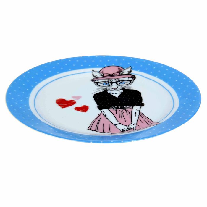 Тарелка "Кошка", 19 см