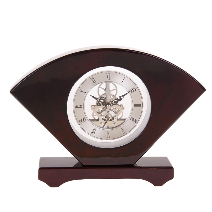 Часы настольные на подставке "Веер"