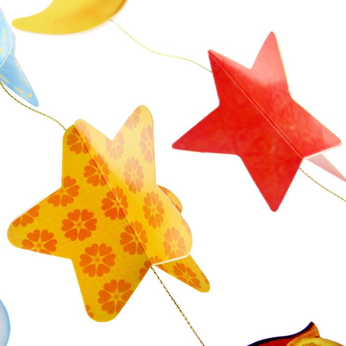 Интерьерная подвеска "Звезды", деревянное основание