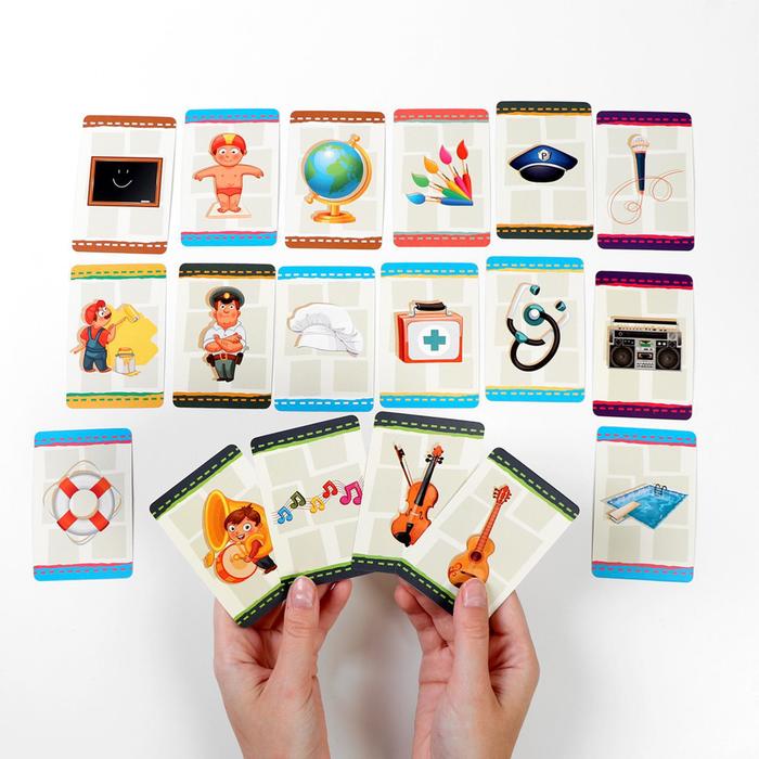 Игра развивающая "Играем в ассоциации. Профессии"