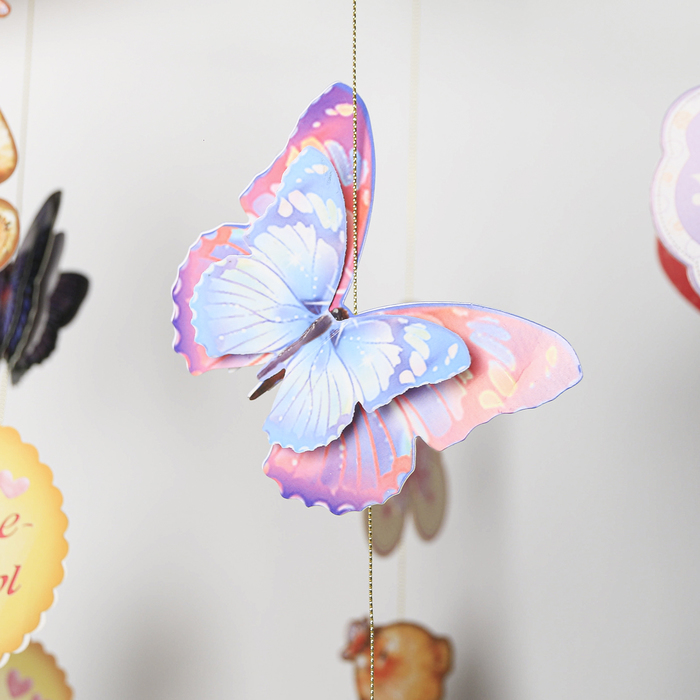 Интерьерная подвеска "Для девочки", деревянное основание