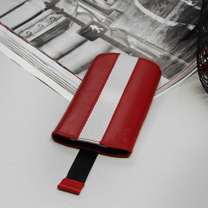 Чехол Time для телефона, размер 8, цвет красный/белый