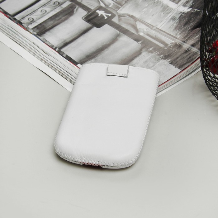 Чехол Time для телефона Nokia, с ремешком, цвет белый/красный