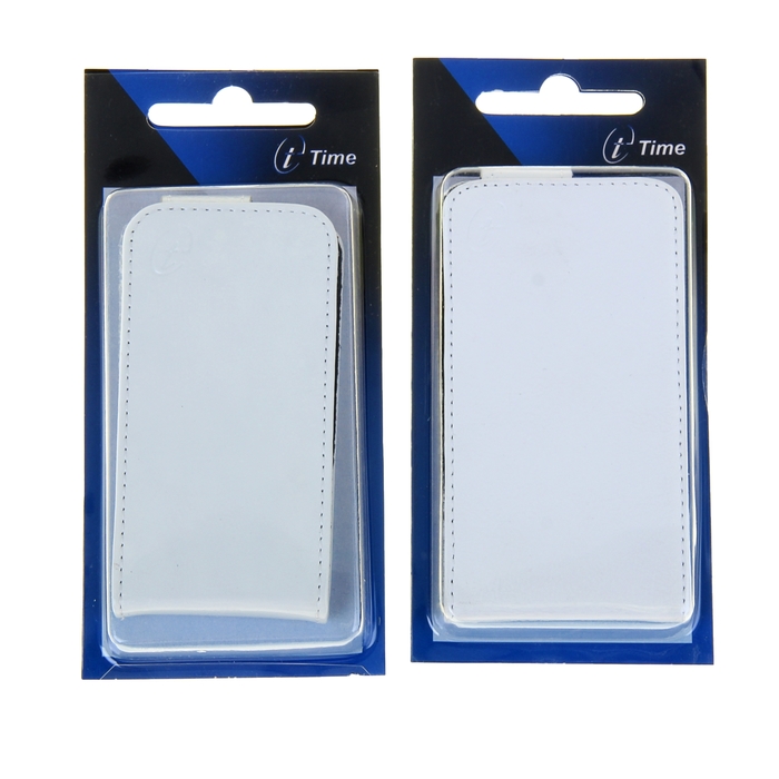 Чехол раскладной Time для телефона, универсальный, цвет белый