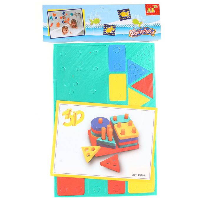 Мягкий конструктор "Сортер", МИКС