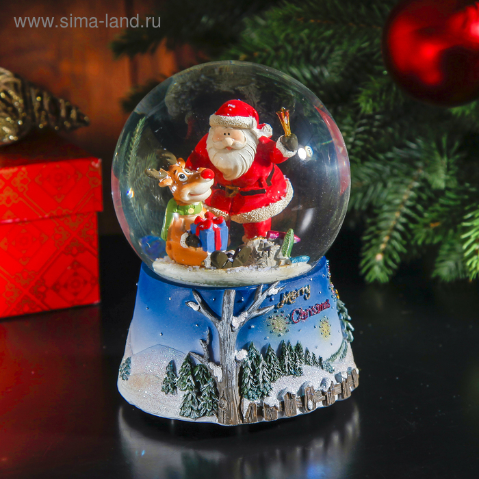 Стеклянный Новогодний Шар Сувенир