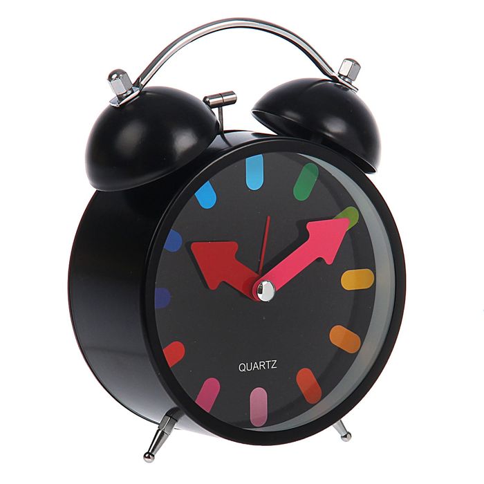 Будильник "Ассорти", цвет черный