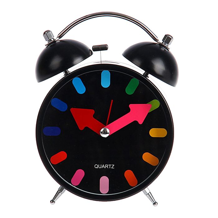 Будильник "Ассорти", цвет черный