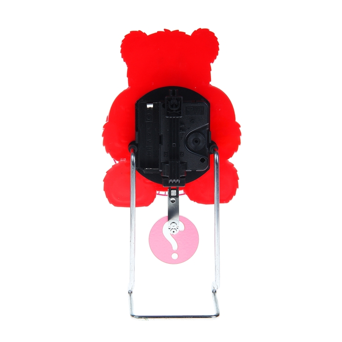 Часы настольные "Мишка" на подставке, 27х8.5 см