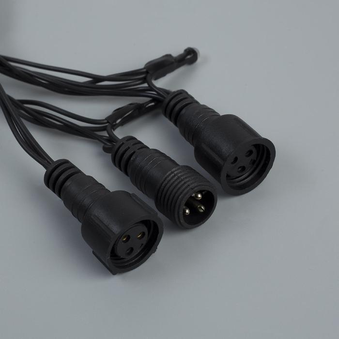 НИТЬ уличная, УМС, Д: 10 м, Н.Т. 3W LED-100-220V, МУЛЬТИ