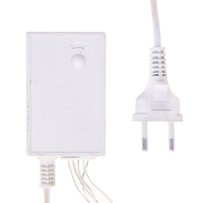 БАХРОМА уличная, Ш:4м, В:0.6м, Н.С. LED-180-220V, 8 режимов, ЗЕЛЕНЫЙ