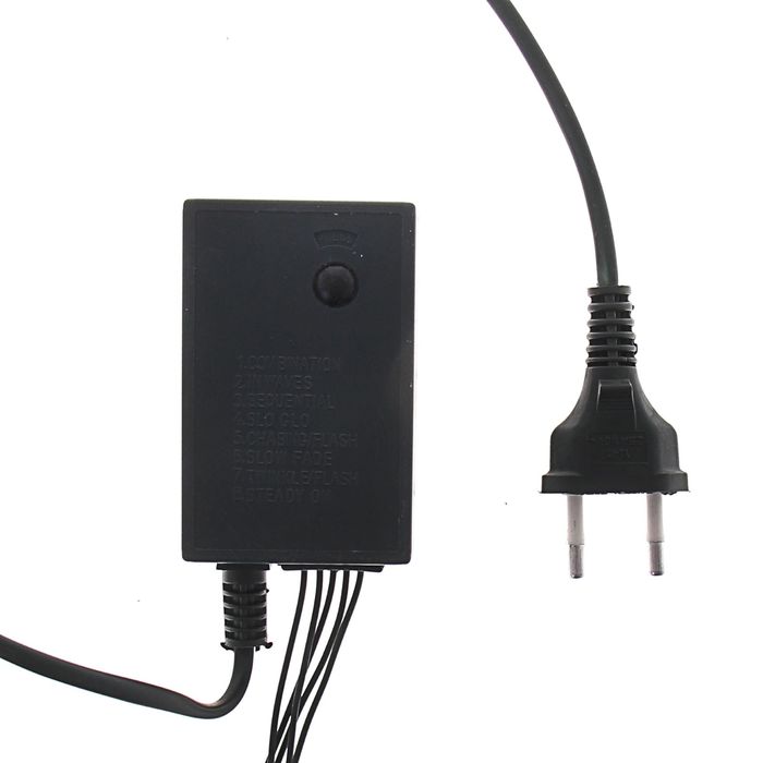 Гирлянда "Дождь" улич. Ш:2 м, В:1,5 м, Н.Т. LED-400-220V, контр. 8 р, ЗЕЛЕНЫЙ