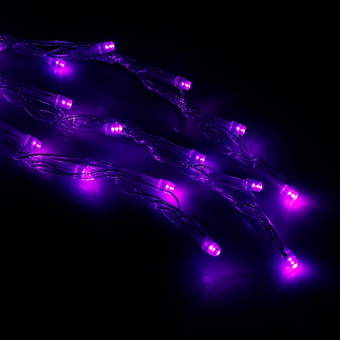Гирлянда "Дождь" улич. Ш:2 м, В:3 м, Н.С. LED-800-220V, контр. 8 р, ФИОЛЕТ