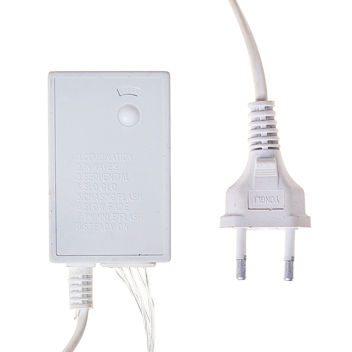 Гирлянда "Дождь" улич. Ш:2 м, В:3 м, Н.С. LED-800-220V, контр. 8 р, ФИОЛЕТ