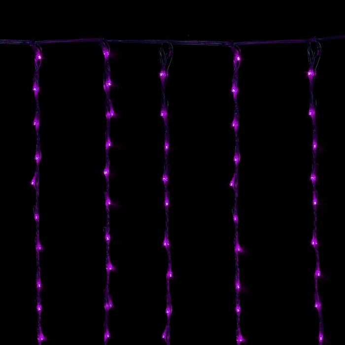 Гирлянда "Дождь" улич. Ш:2 м, В:6 м, Н.С. LED-1500-220V, контр. 8 р, ФИОЛЕТ
