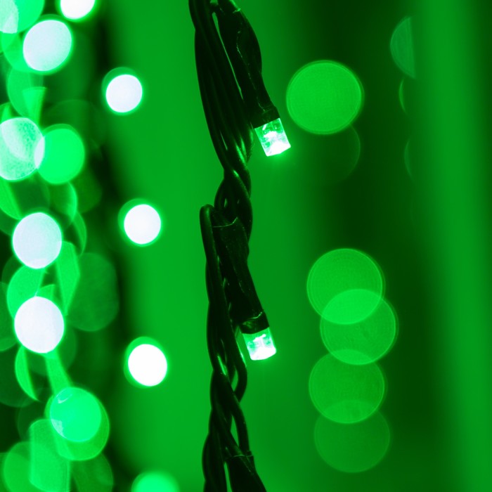 ВОДОПАД уличная, УМС, Ш:2 м, В:3 м, Н.Т. LED-800-220V, контроллер 8 режимов, ЗЕЛЕНЫЙ