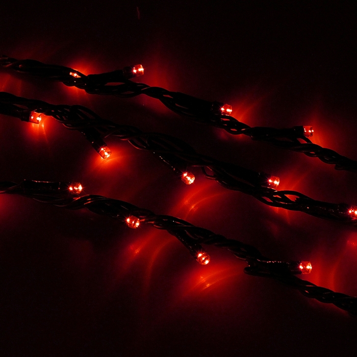 ВОДОПАД уличная, УМС, Ш:2 м, В:3 м, Н.Т. LED-800-220V, контроллер 8 режимов, КРАСНЫЙ