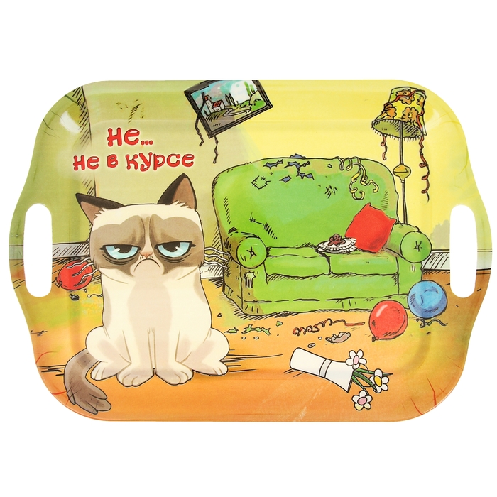 Поднос "Не в курсе"