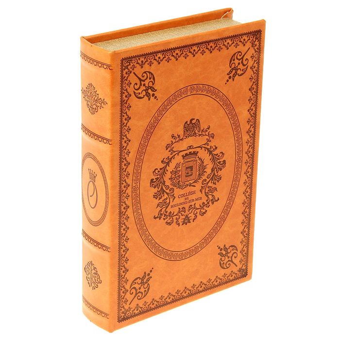 Шкатулка-книга дерево "Летопись рода" кожа с тиснением, 26х17х5 см