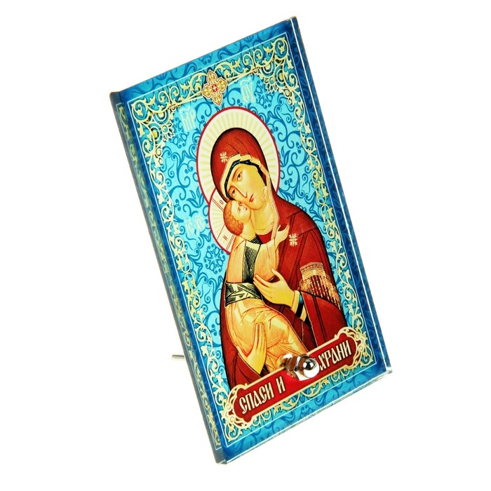 Икона на стекле "Владимирская Икона Божией Матери"
