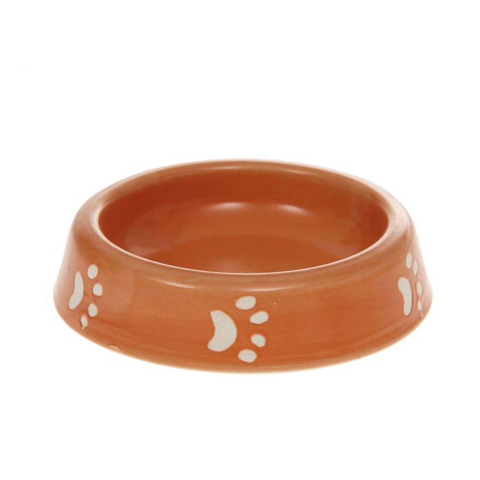 Миска 200 мл "Следы", цвет оранжевый