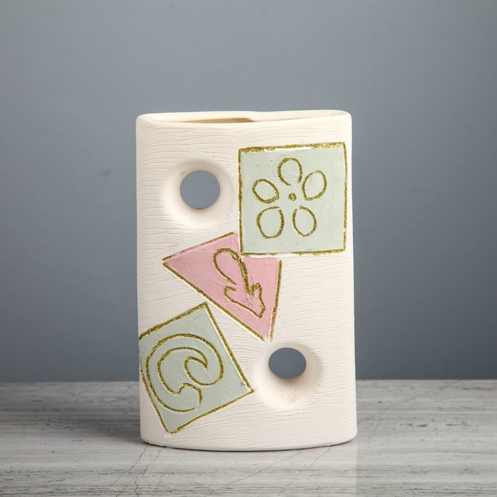 Ваза "Инь-Ян" средняя, заплатки