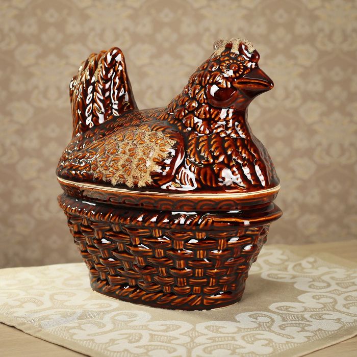 Жаровня "Курица" большая, 2,5 л