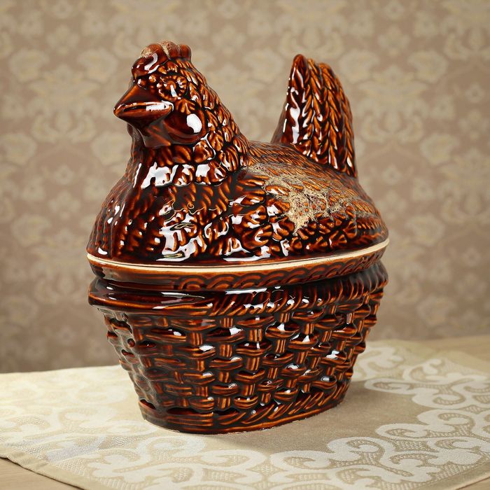 Жаровня "Курица" большая, 2,5 л