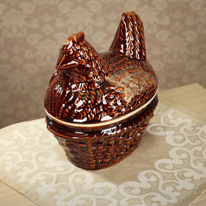 Жаровня "Курица" большая, 2,5 л