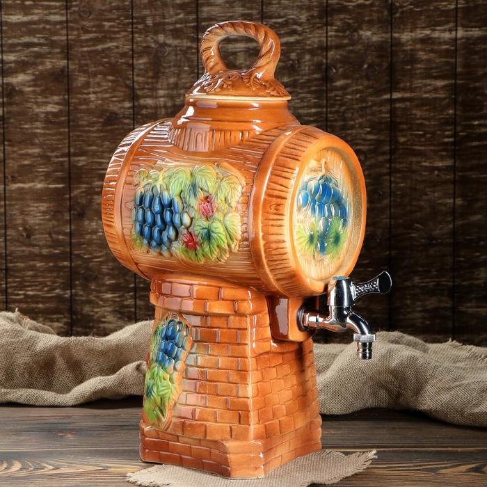 Бочка для вина "Виноград" 5 л