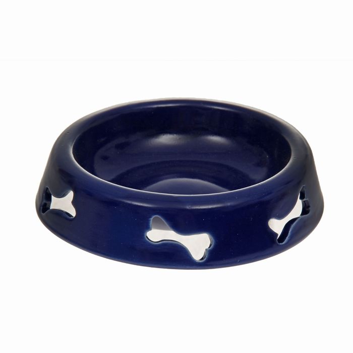 Миска 200 мл "Косточка", цвет синий